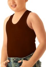 Arvinth Kids Premium Colour sleeveless RN Vests (Pack of three)